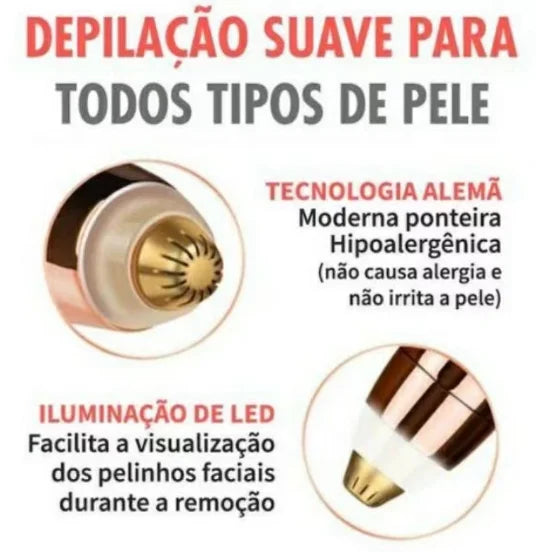 Caneta Depiladora para Sobrancelhas