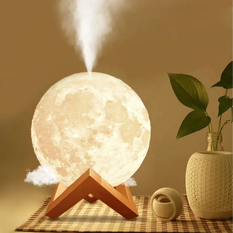 Humidificador Aromatizador Luminária Lua